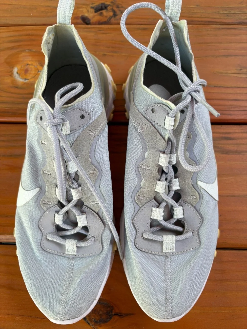 Nike React Element Gray Sneakers in Size 8.5